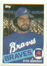 1985 Topps Baseball Cards      025      Steve Bedrosian
